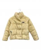 Patagoniaパタゴニア）の古着「リサイクルハイパイルフリース ダウンジャケット」｜アイボリー