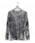 DIESEL（ディーゼル）の古着「総柄長袖Tシャツ」｜グレー
