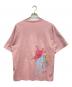 DIESEL (ディーゼル) デジタルタトゥー調プリントTシャツ ピンク サイズ:M：5000円