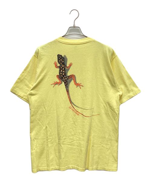 ALORE（アローレ）ALORE (アローレ) 90s ポケットTシャツ Marlboro Lizard rock イエロー サイズ:ADULT XLの古着・服飾アイテム
