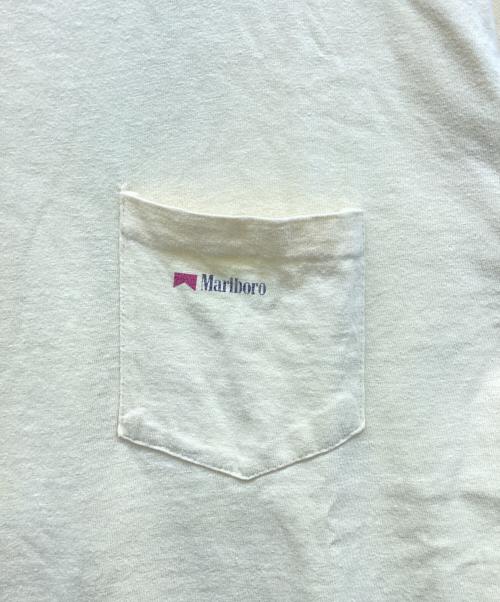 ALORE（アローレ）ALORE (アローレ) 90s ポケットTシャツ Marlboro Lizard rock イエロー サイズ:ADULT XLの古着・服飾アイテム