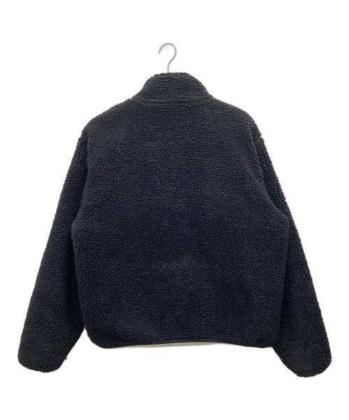 stussy（ステューシー）stussy (ステューシー) SHERPA REVERSIBLE JACKET ブラック サイズ:Ｌの古着・服飾アイテム