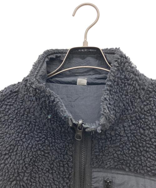 stussy（ステューシー）stussy (ステューシー) SHERPA REVERSIBLE JACKET ブラック サイズ:Ｌの古着・服飾アイテム