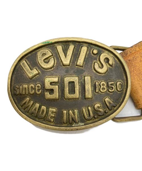 LEVI'S（リーバイス）LEVI'S (リーバイス) 501バックル付きベルト ブラウン サイズ:なしの古着・服飾アイテム