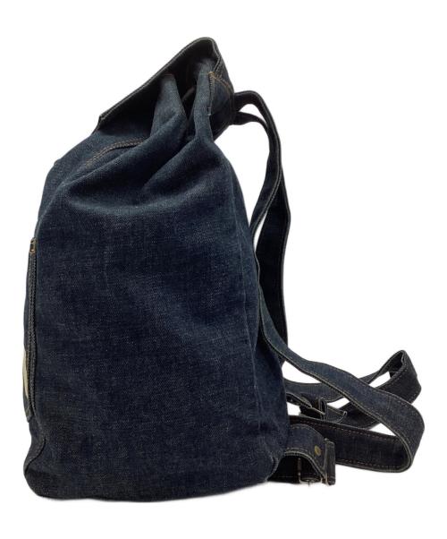 EVISU（エヴィス）EVISU (エヴィス) ビッグカモメプリントデニムリュック インディゴの古着・服飾アイテム
