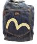 中古・古着 EVISU (エヴィス) ビッグカモメプリントデニムリュック インディゴ：15000円