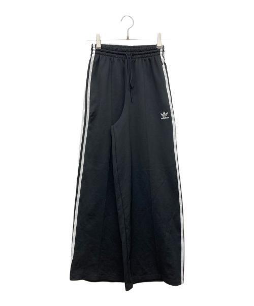 adidas Originals（アディダスオリジナル）adidas originals (アディダスオリジナル) サイドラインワイドトラックパンツ ブラック サイズ:xsの古着・服飾アイテム