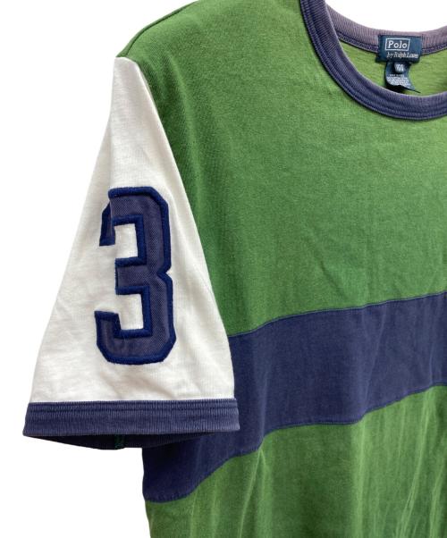 POLO RALPH LAUREN（ポロ・ラルフローレン）POLO RALPH LAUREN (ポロ・ラルフローレン) ナンバリングビッグポニーTシャツ グリーン サイズ:160の古着・服飾アイテム
