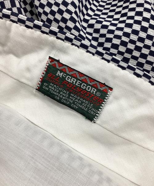 McGREGOR（マックレガー）McGREGOR (マックレガー) チェックフレアパンツ ロケットタロン ホワイト サイズ:不明の古着・服飾アイテム