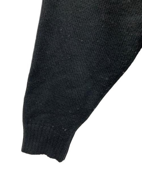 DIESEL（ディーゼル）DIESEL (ディーゼル) ロゴクルーネックセーター ブラック サイズ:Mの古着・服飾アイテム