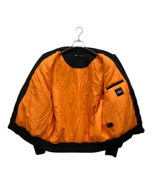 ZARA（ザラ）ZARA (ザラ) ユーティリティーボンバージャケット ブラック サイズ:Lの古着・服飾アイテム