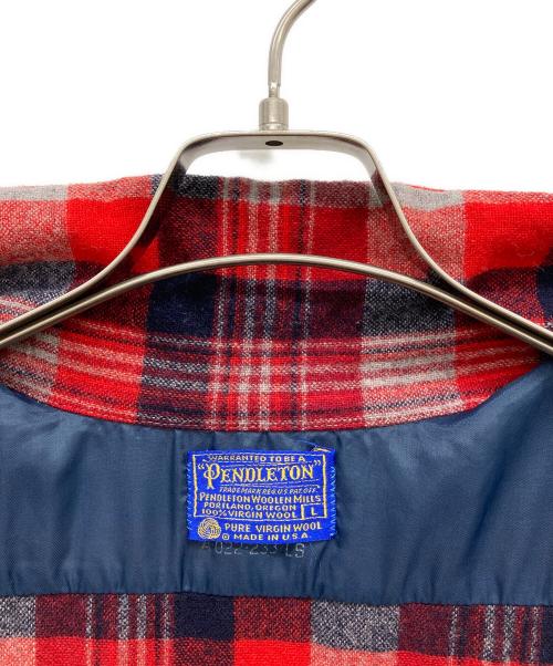 PENDLETON（ペンドルトン）PENDLETON (ペンドルトン) ボードシャツ レッド サイズ:Lの古着・服飾アイテム