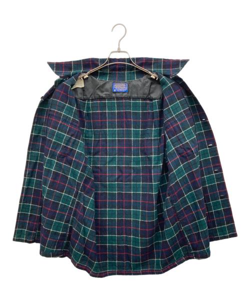 PENDLETON（ペンドルトン）PENDLETON (ペンドルトン) 70s ボードシャツ グリーン サイズ:Lの古着・服飾アイテム