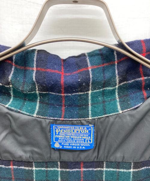 PENDLETON（ペンドルトン）PENDLETON (ペンドルトン) 70s ボードシャツ グリーン サイズ:Lの古着・服飾アイテム