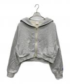 ORCIVALオーシバル）の古着「FRENCH TERRY ZIP HOODIE」｜グレー