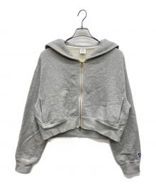 ORCIVAL（オーシバル）の古着「FRENCH TERRY ZIP HOODIE」｜グレー