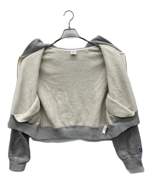 ORCIVAL（オーシバル）ORCIVAL (オーシバル) FRENCH TERRY ZIP HOODIE グレー サイズ:2の古着・服飾アイテム