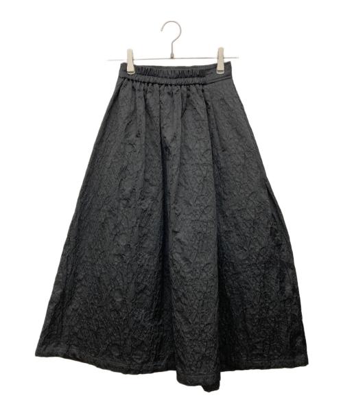 eunoia（ユノイア）eunoia (ユノイア) Bloom tuck skirt ブラック サイズ:なしの古着・服飾アイテム