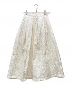 eunoiaユノイア）の古着「Bloom tuck skirt」｜アイボリー