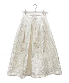 eunoia（ユノイア）の古着「Bloom tuck skirt」｜アイボリー