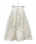 eunoia（ユノイア）の古着「Bloom tuck skirt」｜アイボリー