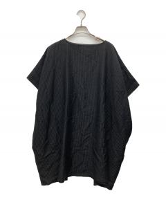 中古・古着通販】eunoia (ユノイア) leaf string vest ブラック サイズ