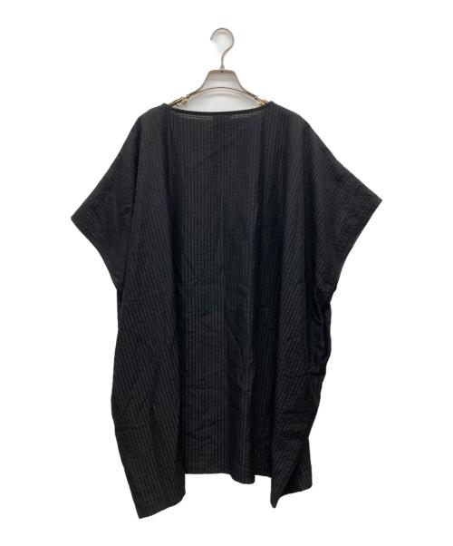 eunoia（ユノイア）eunoia (ユノイア) summer poncho ブラック サイズ:なしの古着・服飾アイテム