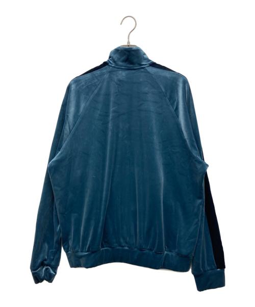Adam et Rope（アダム エ ロペ）Adam et Rope (アダム エ ロペ) Velour Track Jacket スカイブルー サイズ:Mの古着・服飾アイテム