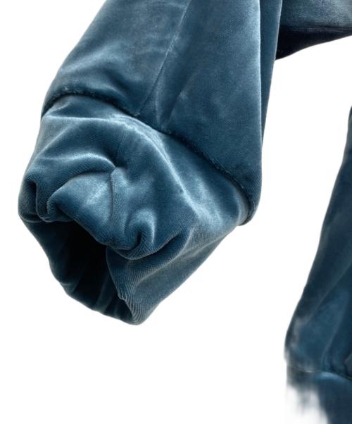 Adam et Rope（アダム エ ロペ）Adam et Rope (アダム エ ロペ) Velour Track Jacket スカイブルー サイズ:Mの古着・服飾アイテム