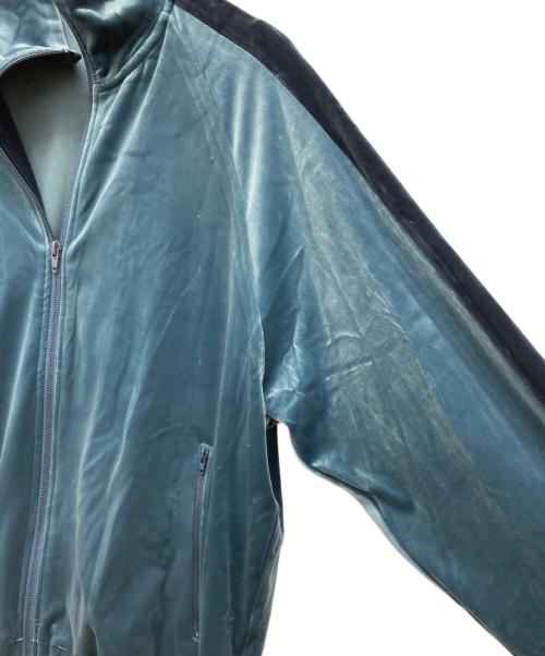 Adam et Rope（アダム エ ロペ）Adam et Rope (アダム エ ロペ) Velour Track Jacket スカイブルー サイズ:Mの古着・服飾アイテム
