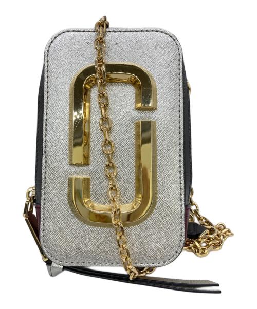 MARC JACOBS（マークジェイコブス）MARC JACOBS (マークジェイコブス) J The Hot Shot Crossbody シルバーの古着・服飾アイテム