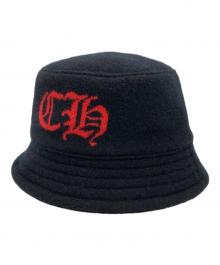 CHROME HEARTS（クロムハーツ）の古着「CHロゴカシミヤニットバケットハット」｜ブラック