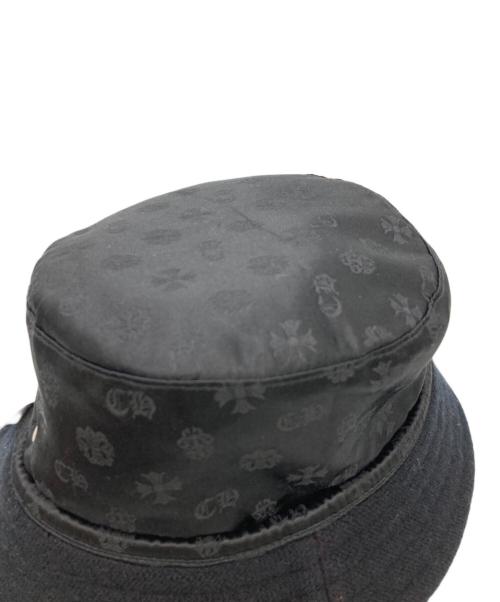 CHROME HEARTS（クロムハーツ）CHROME HEARTS (クロムハーツ) CHロゴカシミヤニットバケットハット ブラック サイズ:LARGE 29cmの古着・服飾アイテム