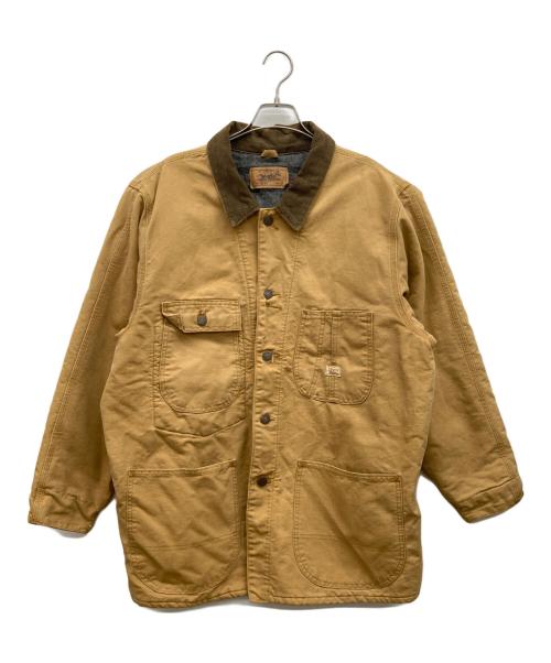 LEVI'S（リーバイス）LEVI'S (リーバイス) 90s 裏ブランケットダックカバーオール ブラウン サイズ:40の古着・服飾アイテム
