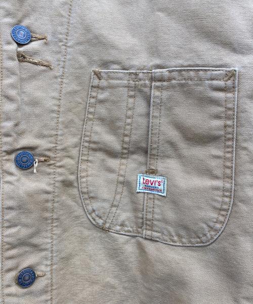 LEVI'S（リーバイス）LEVI'S (リーバイス) 90s 裏ブランケットダックカバーオール ブラウン サイズ:40の古着・服飾アイテム