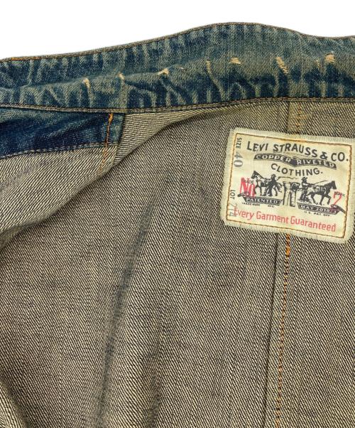 LEVI'S（リーバイス）LEVI'S (リーバイス) チェンジボタンデニムサックコート インディゴ サイズ:40の古着・服飾アイテム
