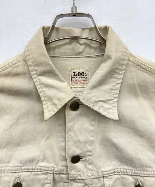 LEE（リー）LEE (リー) トラッカージャケット アイボリー サイズ:LARGEの古着・服飾アイテム