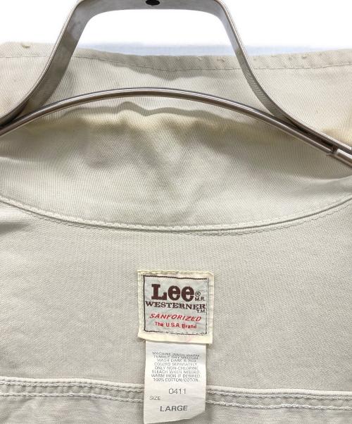 LEE（リー）LEE (リー) トラッカージャケット アイボリー サイズ:LARGEの古着・服飾アイテム