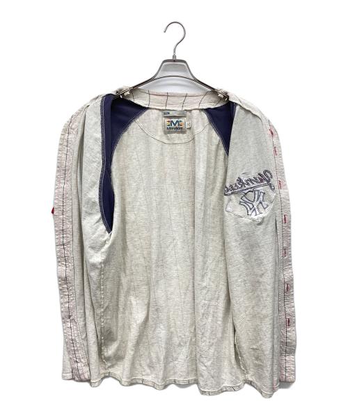 MIRAGE（ミラージュ）mirage (ミラージュ) 90s ゲームシャツ グレー サイズ:XLの古着・服飾アイテム