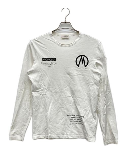MONCLER（モンクレール）MONCLER (モンクレール) MAGLIA T-SHIRT M ホワイト サイズ:Sの古着・服飾アイテム