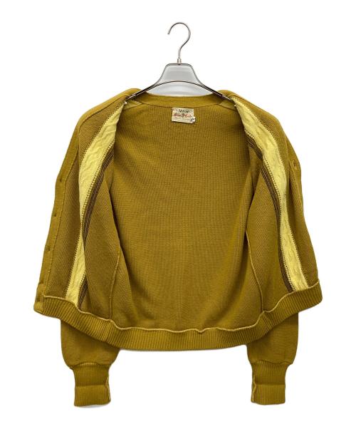 ARROW（アロー）ARROW (アロー) カーディガン イエロー サイズ:Ｍの古着・服飾アイテム