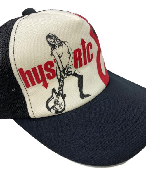 Hysteric Glamour（ヒステリックグラマー）Hysteric Glamour (ヒステリックグラマー) Steel Wheels Mesh Cap アイボリー サイズ:FREEの古着・服飾アイテム
