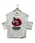 Hysteric Glamour（ヒステリックグラマー）の古着「HYSTERIC LIPS GIRL SITTING オーバーサイズTシャツ」｜ホワイト