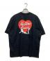 Hysteric Glamour (ヒステリックグラマー) GUESS (ゲス) プリントTシャツ ブラック サイズ:L：6000円