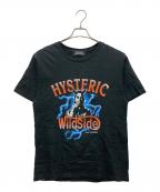 Hysteric Glamour×WILDSIDE YOHJI YAMAMOTOヒステリックグラマー×ワイルドサイド ヨウジ ヤマモト）の古着「PEAK NO EVIL T-Shirt」｜ブラック