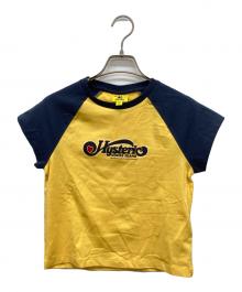 Hysteric Glamour×GUESS（ヒステリックグラマー×ゲス）の古着「短丈ラグランカットソー」｜イエロー