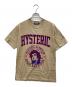 Hysteric Glamour（ヒステリックグラマー）の古着「EVIL COLLEGE 半袖Tシャツ」｜ベージュ