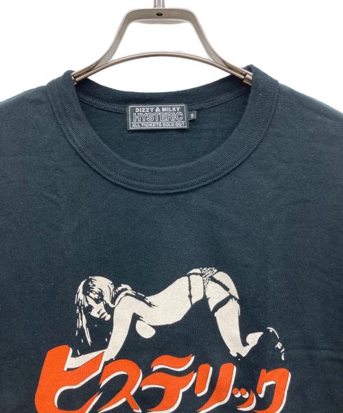 Hysteric Glamour（ヒステリックグラマー）Hysteric Glamour (ヒステリックグラマー) コミックガールTシャツ ブラック サイズ:Sの古着・服飾アイテム