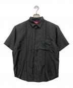 SUPREMEシュプリーム）の古着「26SS Pintuck S/S Shirt」｜ブラック