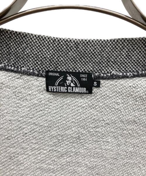 Hysteric Glamour（ヒステリックグラマー）Hysteric Glamour (ヒステリックグラマー) スウェットカーディガン グレー サイズ:Ｓの古着・服飾アイテム